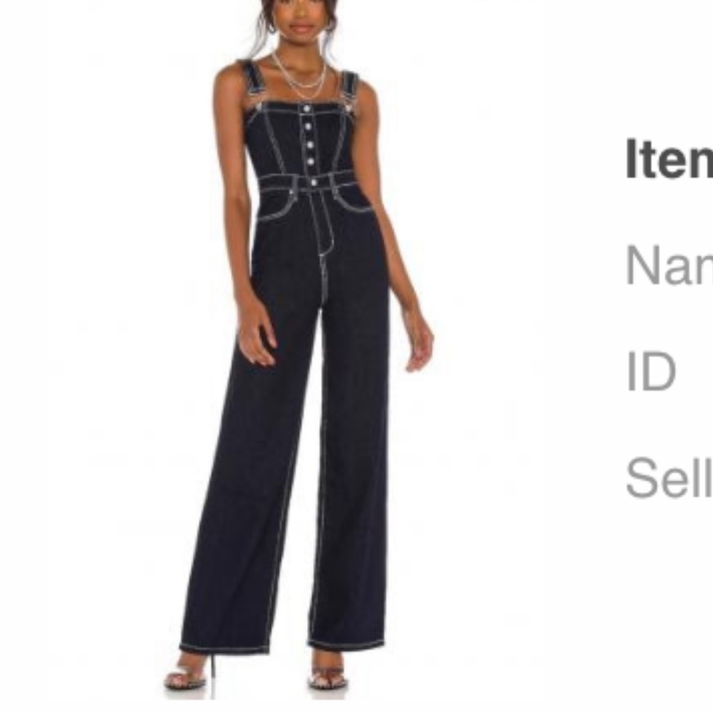 WeWoreWhat Bustier Jumpsuit
